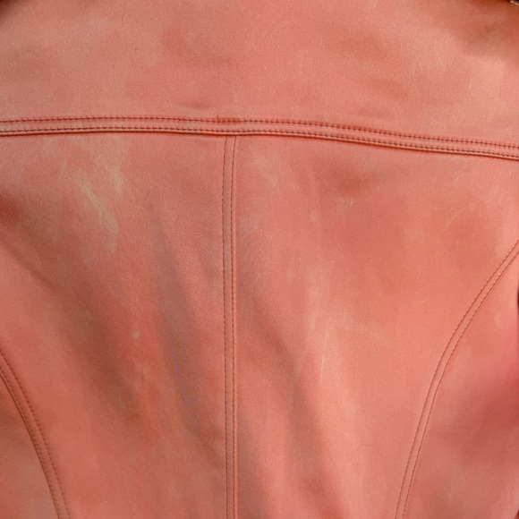 Cache Orange Satin Trench Coat with Gold Accents - Picture 4 of 4